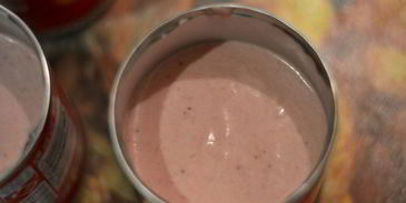 пирожное-мусс клубничное