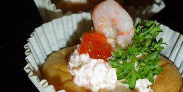 пирожное рыбно-икорное