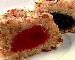 Пирожные без выпечки с мармеладом