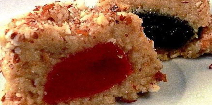 Рецепт пирожных без выпечки с мармеладом