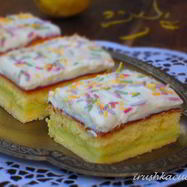 Рецепт Пирожных с творожным кремом и фисташковым пудингом