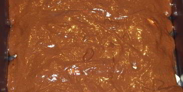 шоколадное пирожное с бананами