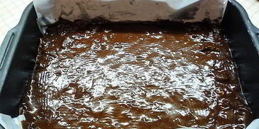 шоколадные брауни с курагой и миндалем