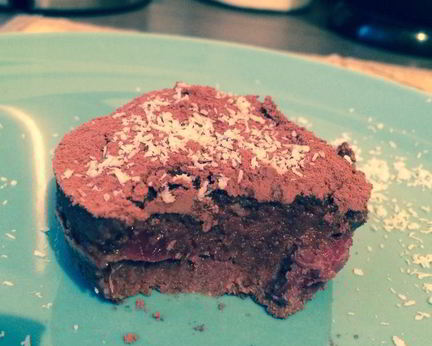 Шоколадные пирожные с протеином