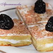 Рецепт Сметанных пирожных с черносливом