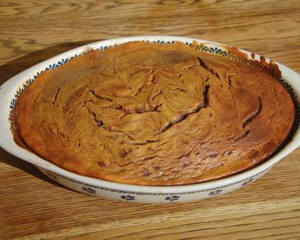 Тыквенно-шоколадный брауни