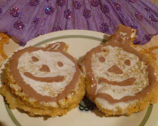 Тыквенные пирожные с сахарной глазурью