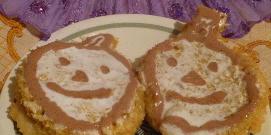 Рецепт тыквенных пирожных с сахарной глазурью