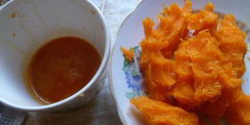 тыквенные пирожные с сахарной глазурью