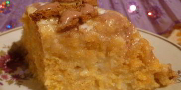 тыквенные пирожные с сахарной глазурью