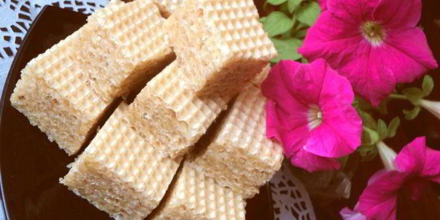 Рецепт вафельных пирожных сот