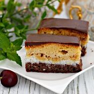 Рецепт Яблочно кокосового пирожного