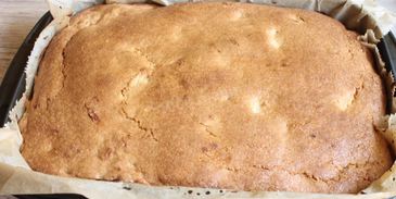 яблочно кокосовoе пирожное