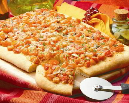 Ароматная пицца базилик