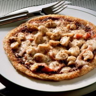 Грибная пицца с чоризо