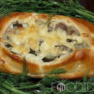 Рецепт Пиццы Лодочки на слоеном тесте