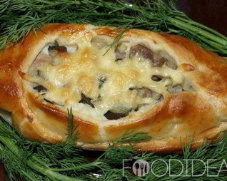 Пицца Лодочки на слоеном тесте