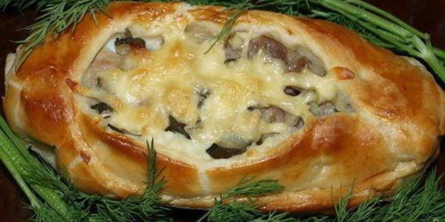 Рецепт пиццы лодочки на слоеном тесте