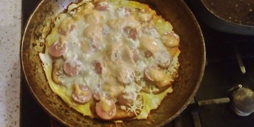 Рецепт пиццы на сковороде