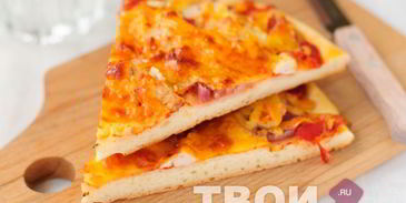 пицца с ананасами