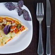 Рецепт Пиццы с беконом и овощами