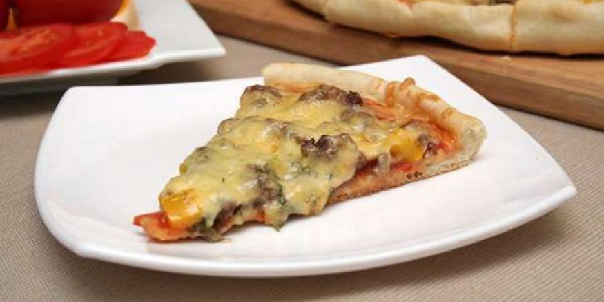 Рецепт пиццы с фаршем