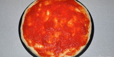 пицца с мясным фаршем