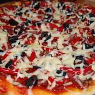 Рецепт Пиццы с охотничьими колбасками