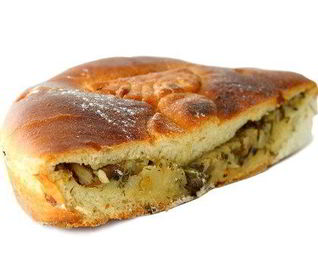 Пицца с угрем и картофелем