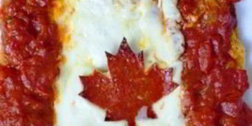 пицца в виде флагов