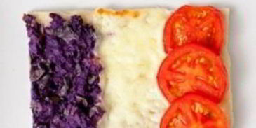 пицца в виде флагов