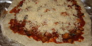 закрытая пицца кальцоне