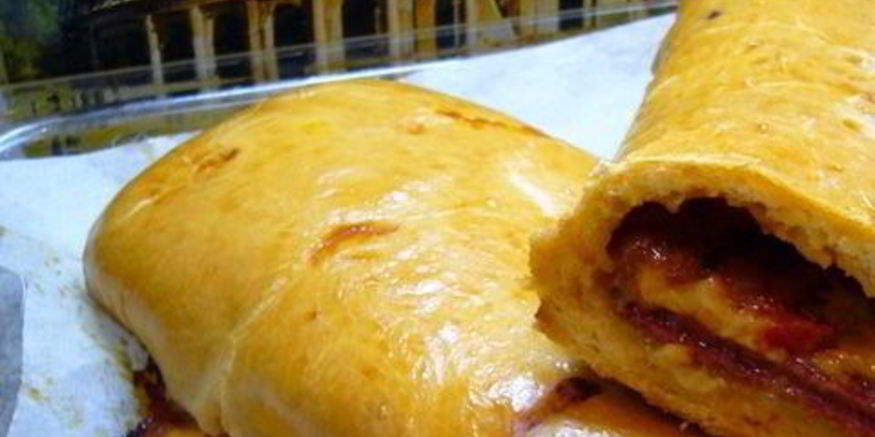 Рецепт закрытой пиццы-вулкана обжигающий stromboli