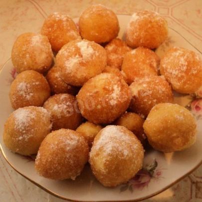 Быстрые пончики жареные в масле