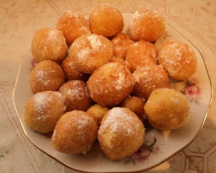 Быстрые пончики жареные в масле