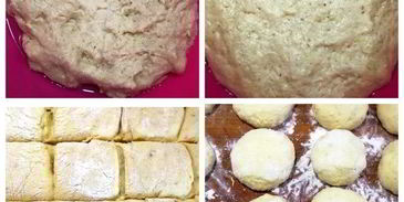 картофельные пончики с куриными кексами