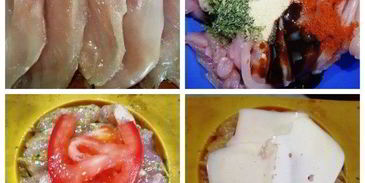 картофельные пончики с куриными кексами