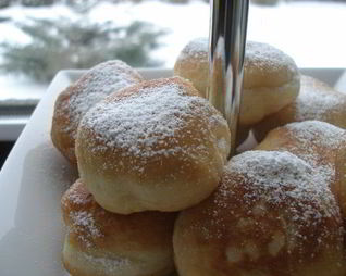 Лимонные пончики