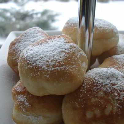 Лимонные пончики