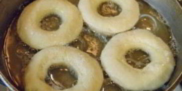 пончики на кефире за 15 минут