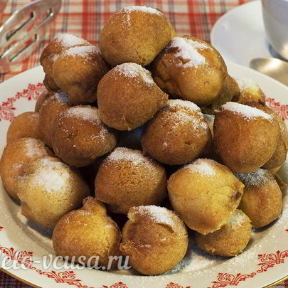 Пончики на сгущенном молоке