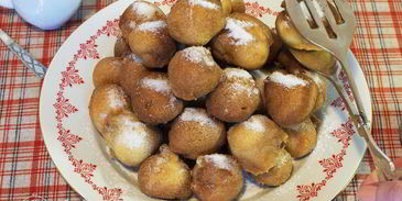 пончики на сгущенном молоке