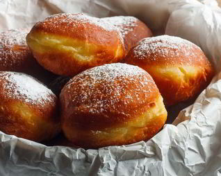 Пончики на сметане