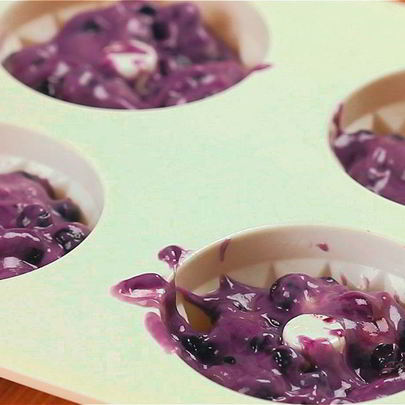 Пончики с черникой в духовке