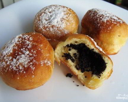 Пончики с маком