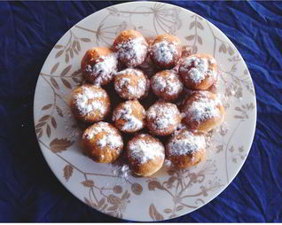 Пончики творожные