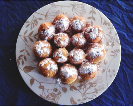 Пончики творожные