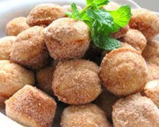 Пончики в формочках для кексиков