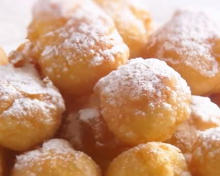 Пончики заварные по-французски