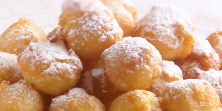 Рецепт пончиков заварных по-французски